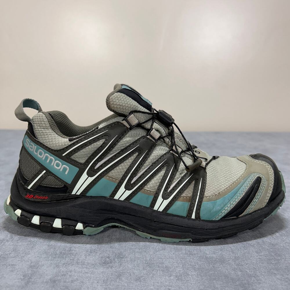Salomon XA Pro 3D CS 393335 Trail Hiking Shoes Womens 8.5 Outdoors Waterproof
